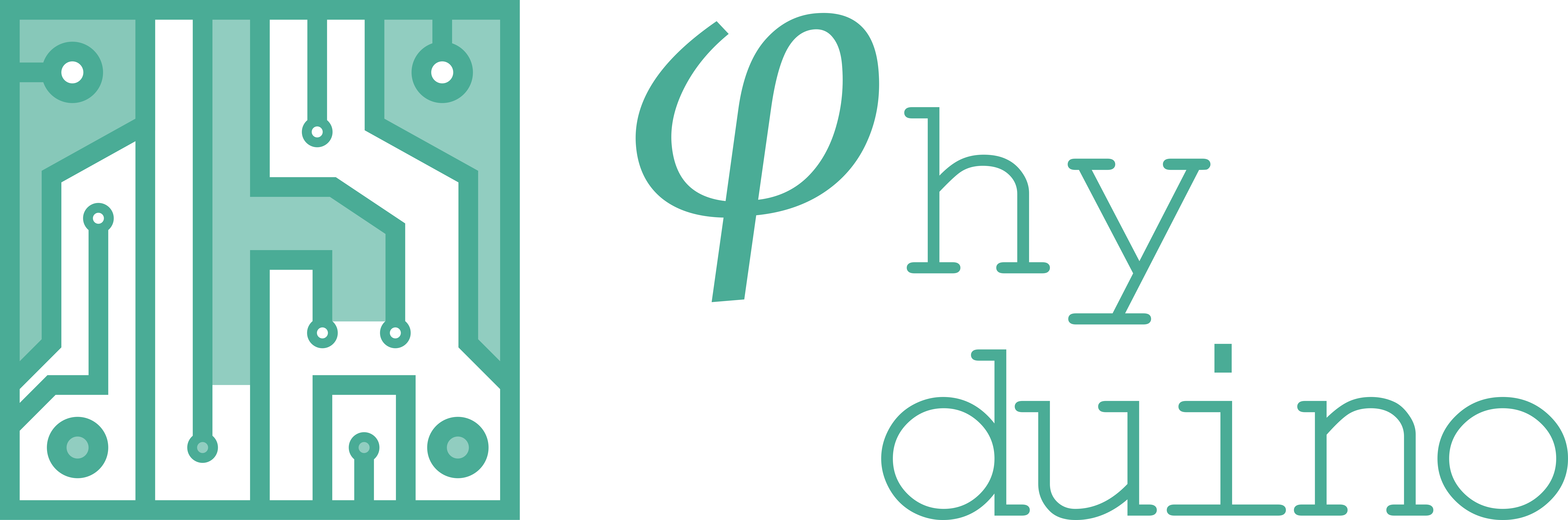 Logo Phyduino mit Schrift